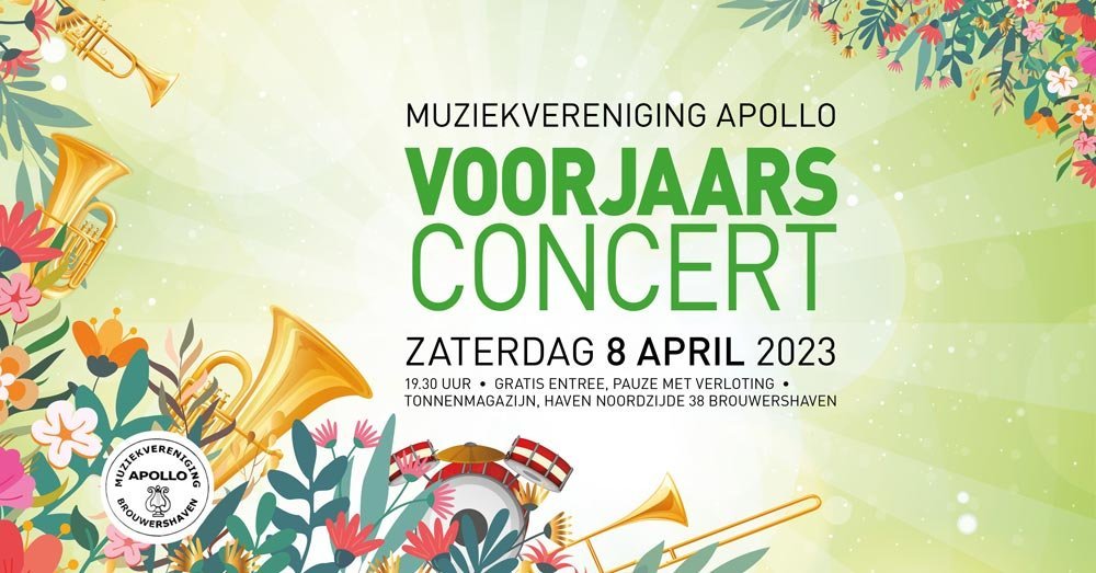 muziekvereniging apollo voorjaarsconcert brassband